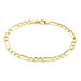 Bracelet Or Jaune Maille Alternée 1/3 - Bracelets mailles Femme | Marc Orian