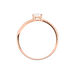 Bague Solitaire Dayna Or Rose Oxyde De Zirconium - Solitaires Femme | Marc Orian