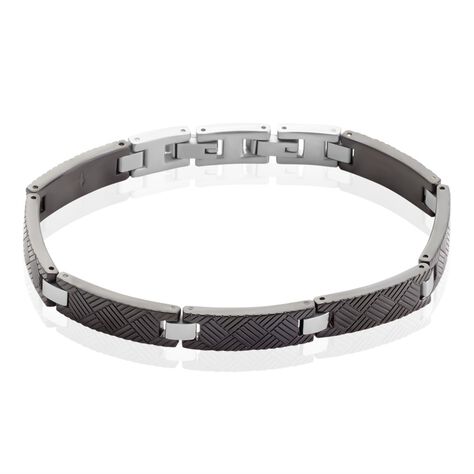 Bracelet Phebus Him Acier Blanc Et Noir - Bracelets Homme | Marc Orian