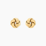 Boucles D'Oreilles Puces Ganesh Or Jaune - Puces Femme | Marc Orian