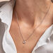 Collier Tao Argent Blanc Quartz - Colliers avec pierres Femme | Marc Orian