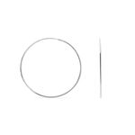 Cr&eacute;oles Argent Blanc Olympia - Grosses cr&eacute;oles Femme | Marc Orian