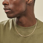Collier Capucin Or Jaune Maille Marine Plate - Chaines Homme | Marc Orian