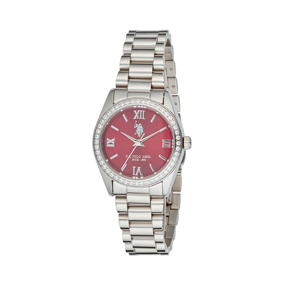 Montre U.S. Polo Us Polo Melanie Bordeaux - Montres &eacute;tanches Femme | Marc Orian