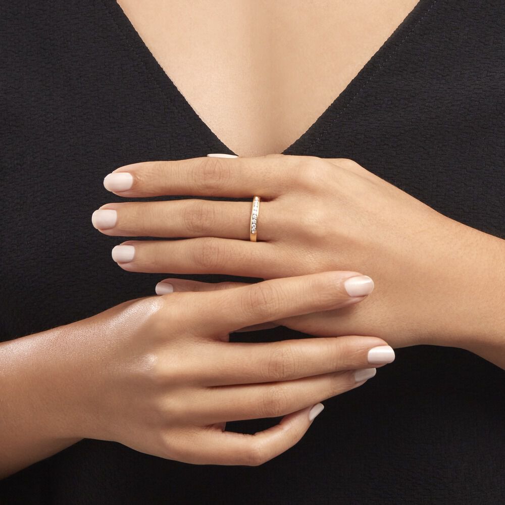 Alliance Giulia Or Jaune Diamant - Alliances duo Femme | Marc Orian