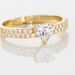Bague Monelle Or Jaune Oxyde De Zirconium