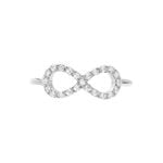 Bague Klothilda Or Blanc Oxyde De Zirconium - Solitaires Femme | Marc Orian
