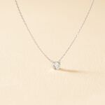 Collier Ponama Or Blanc Oxyde De Zirconium - Colliers avec pierres Femme | Marc Orian