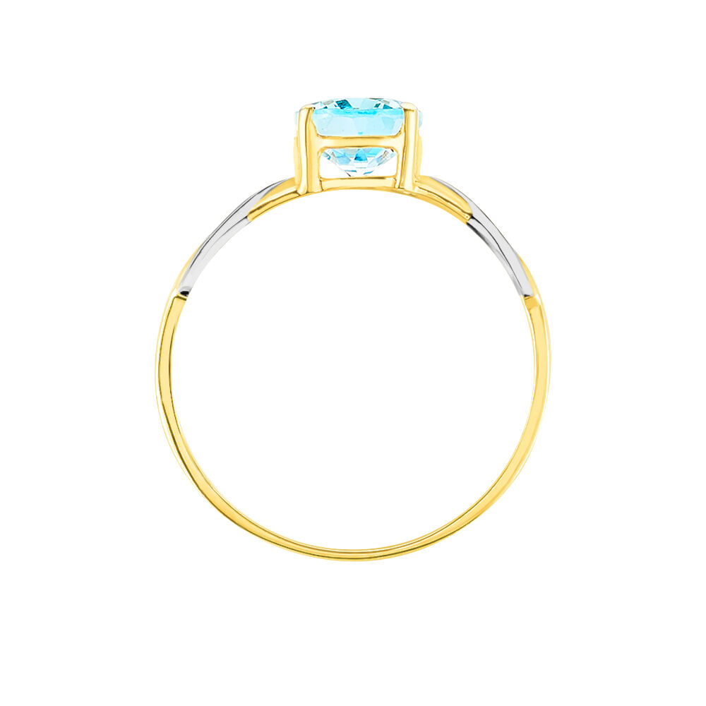 Bague Bonnie Or Bicolore Topaze -  Femme | Marc Orian