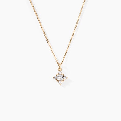 Collier Doline Plaqué Or Doré Oxyde De Zirconium - Colliers avec pierres Femme | Marc Orian