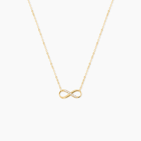 Collier Or Jaune Rosius Oxydes De Zirconium - Colliers avec pierres Femme | Marc Orian