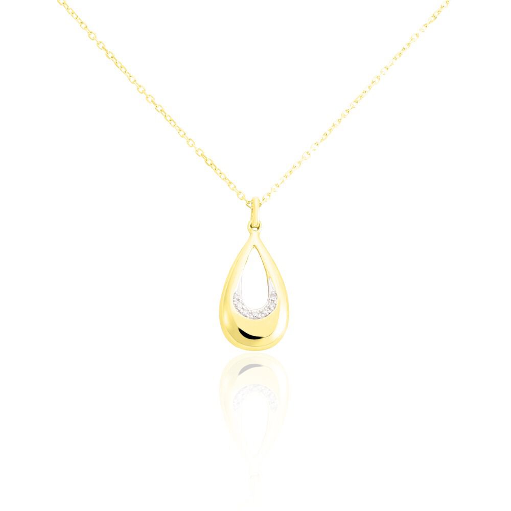 Collier Nirmala Or Jaune Diamant - Colliers avec pierres Femme | Marc Orian