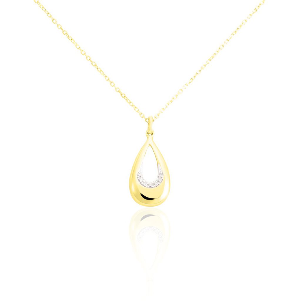 Collier Nirmala Or Jaune Diamant - Colliers avec pierres Femme | Marc Orian