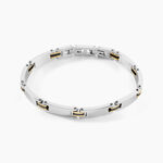 Bracelet M&eacute;tal Acier Tricolore - Bracelets cha&icirc;nes Homme | Marc Orian