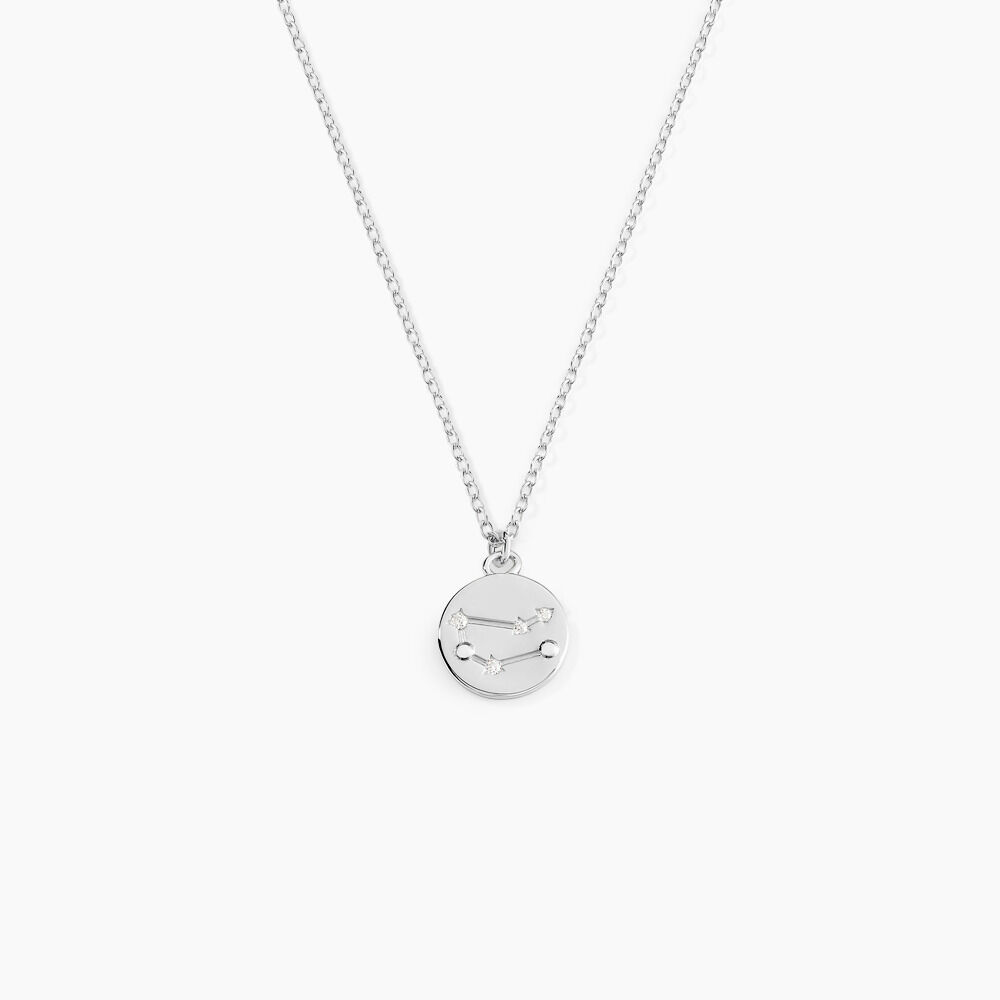 Collier Despina Argent Blanc Oxyde De Zirconium - Colliers avec pierres Femme | Marc Orian