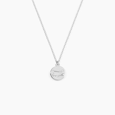 Collier Despina Argent Blanc Oxyde De Zirconium - Colliers avec pierres Femme | Marc Orian