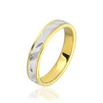 Alliance Ilki Ruban Or Bicolore - Alliances duo Unisex | Marc Orian
