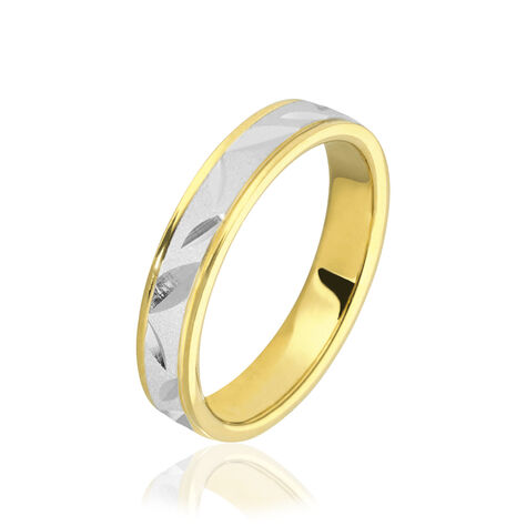 Alliance Ilki Ruban Or Bicolore - Alliances duo Unisex | Marc Orian