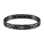Bracelet Boss Links Essentials Acier Noir - Bracelets cha&icirc;nes Homme | Marc Orian