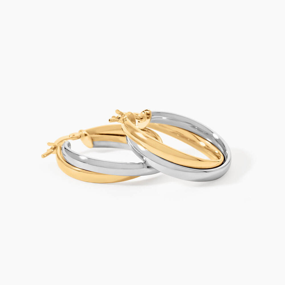 Cr&eacute;oles Kiara Or Bicolore - Cr&eacute;oles Femme | Marc Orian