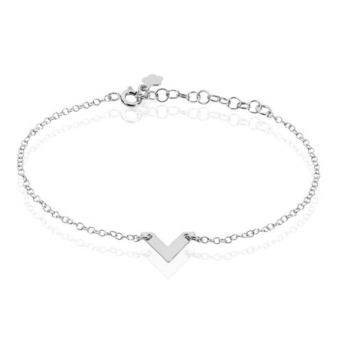 Bracelet Veroniica Argent Blanc - Bracelets chaînes Femme | Marc Orian