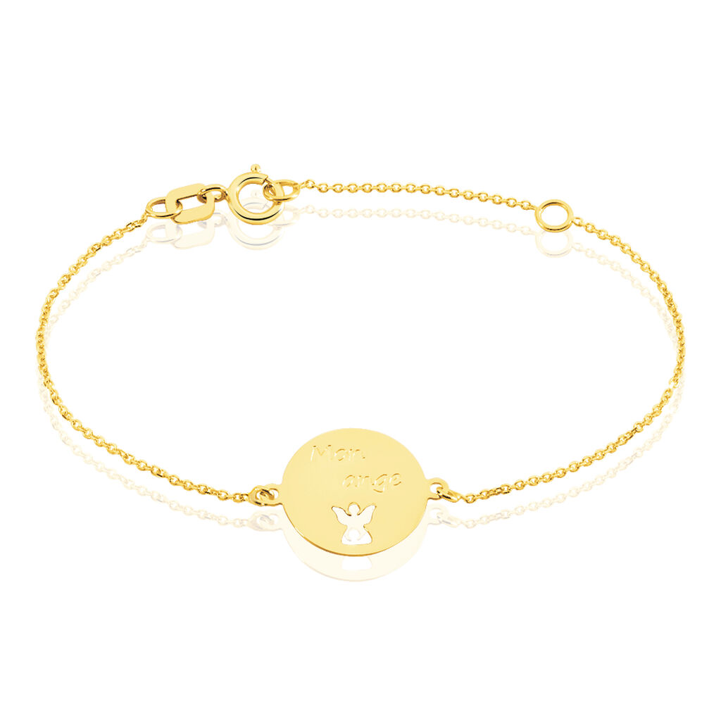 Bracelet Omelia Message Or Jaune - Bracelets Medailles Enfant | Marc Orian