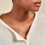 Collier M&eacute;lo&eacute; Argent Blanc - Colliers fantaisie Femme | Marc Orian