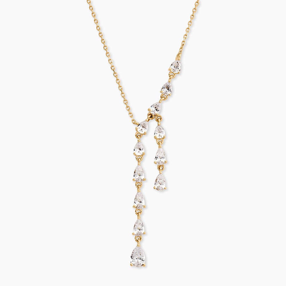 Collier Glamour Plaqu&eacute; Or Jaune Oxyde De Zirconium - Colliers avec pierres Femme | Marc Orian