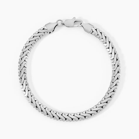 Bracelet Tim Acier Blanc -  Homme | Marc Orian