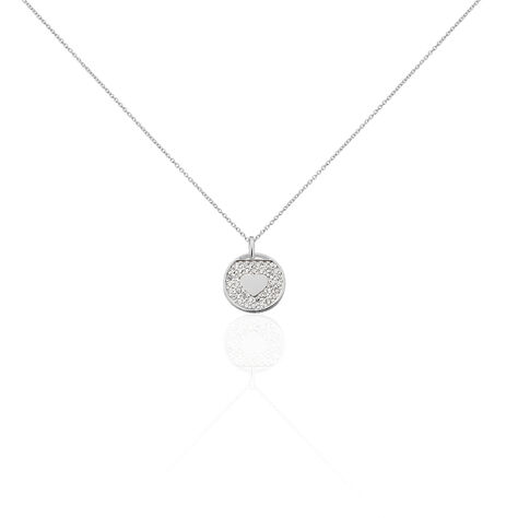 Collier Ivany Argent Blanc Oxyde De Zirconium - Colliers avec pierres Femme | Marc Orian