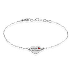Bracelet Ornelia Argent Blanc - Bracelets chaînes Femme | Marc Orian