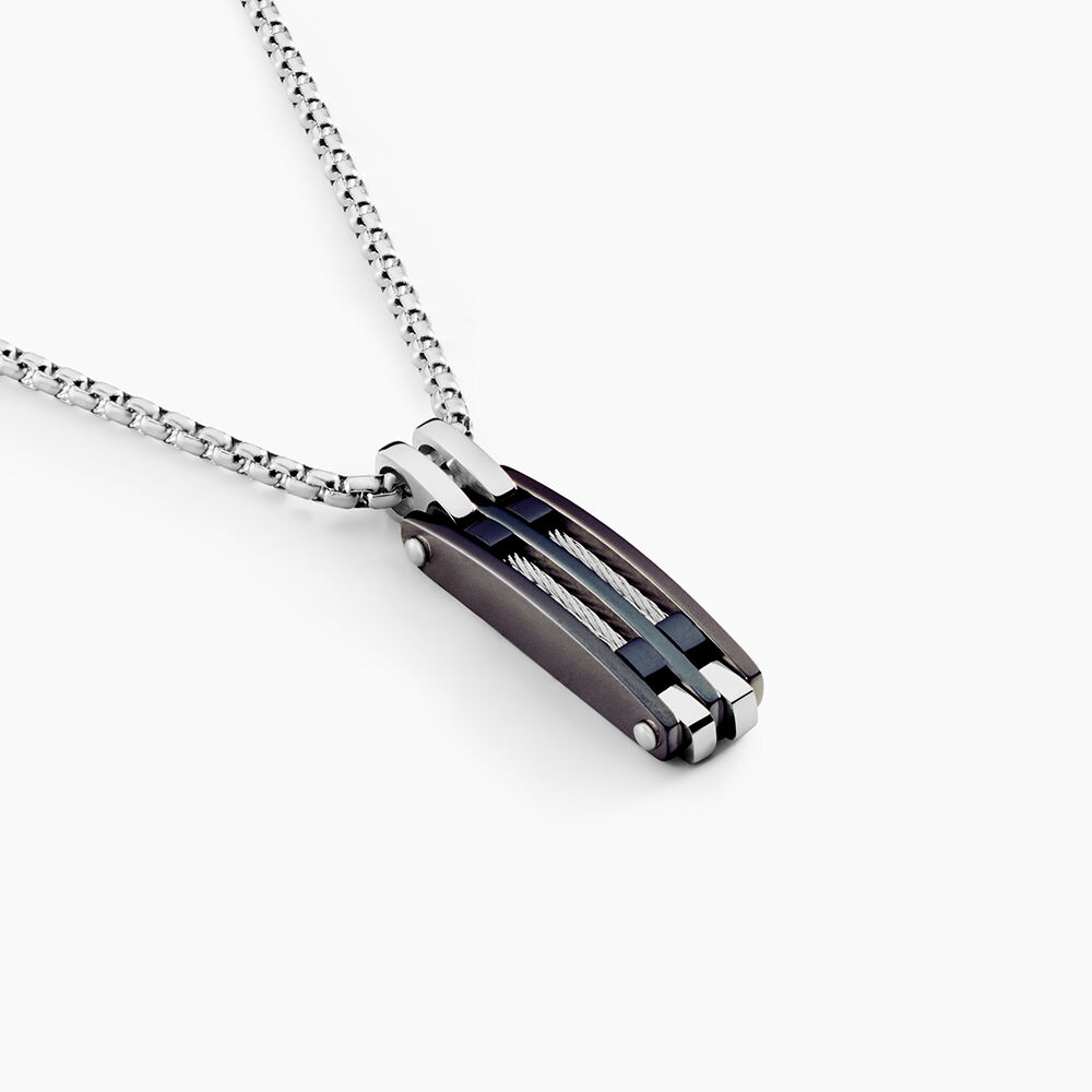 Collier Jourdan Priam Acier - Colliers fantaisie Homme | Marc Orian