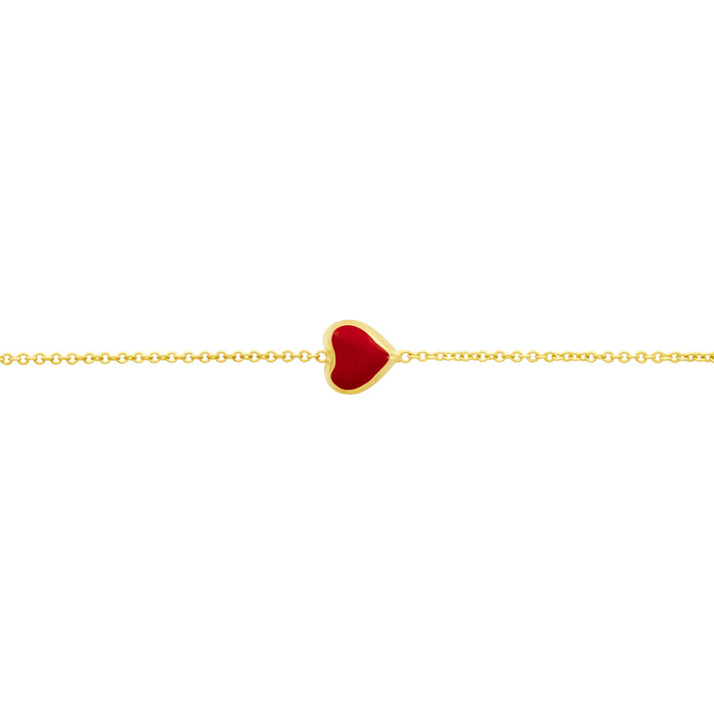 Bracelet Coralie Coeur Or Jaune - Bracelets chaînes Enfant | Marc Orian
