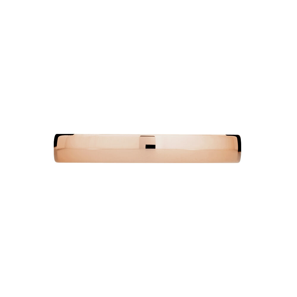 Alliance Ruban Bombe Or Rose - Alliances classiques Famille | Marc Orian