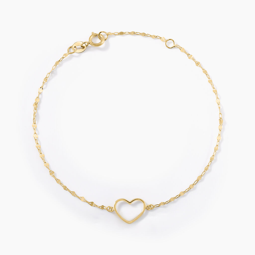 Bracelet Cuore Or Jaune - Bracelets chaînes Femme | Marc Orian