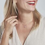Pendentif Mabila Or Blanc Oxyde De Zirconium - Pendentifs Femme | Marc Orian