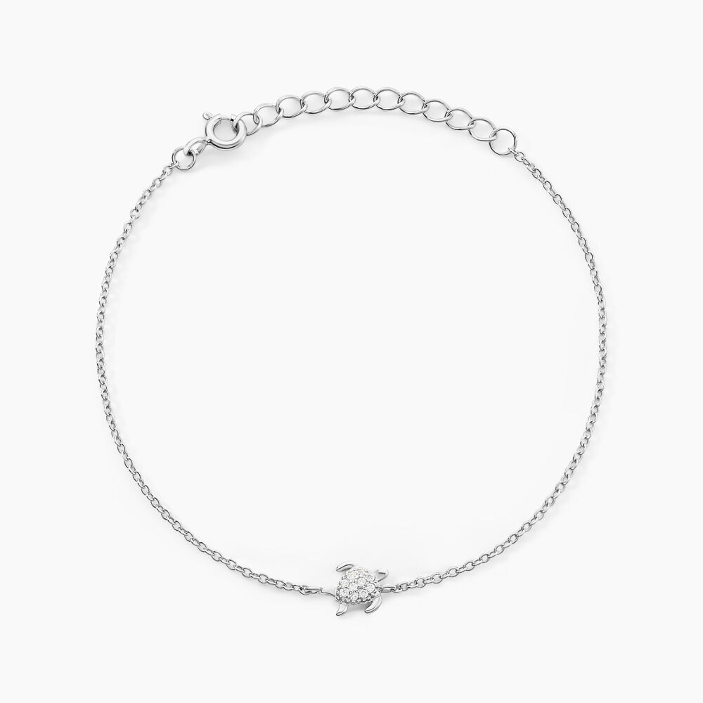 Bracelet Desert Argent Blanc Oxyde De Zirconium - Bracelets chaînes Femme | Marc Orian