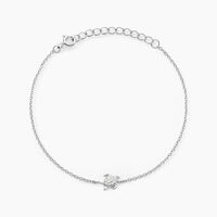 Bracelet Desert Argent Blanc Oxyde De Zirconium