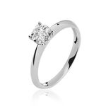 Bague Solitaire Dream Or Blanc Diamant - Solitaires Femme | Marc Orian