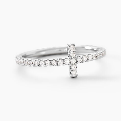 Bague Biche Argent Blanc Oxyde De Zirconium - Bagues avec pierre Femme | Marc Orian
