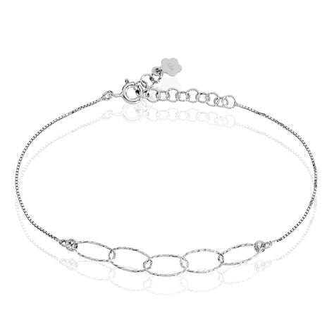 Bracelet Bulle Argent Blanc - Bracelets chaînes Femme | Marc Orian
