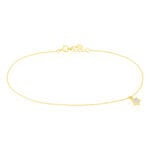 Cha&icirc;ne De Cheville Valentiane Or Jaune Oxyde De Zirconium - Chaines de cheville Femme | Marc Orian