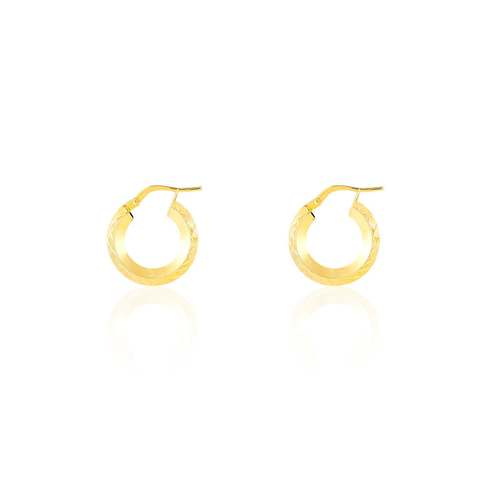 Cr&eacute;oles Roxanna Or Jaune - Cr&eacute;oles Femme | Marc Orian