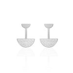 Bijoux D'oreilles Yelda Acier Blanc - Piercings d'oreilles Femme | Marc Orian