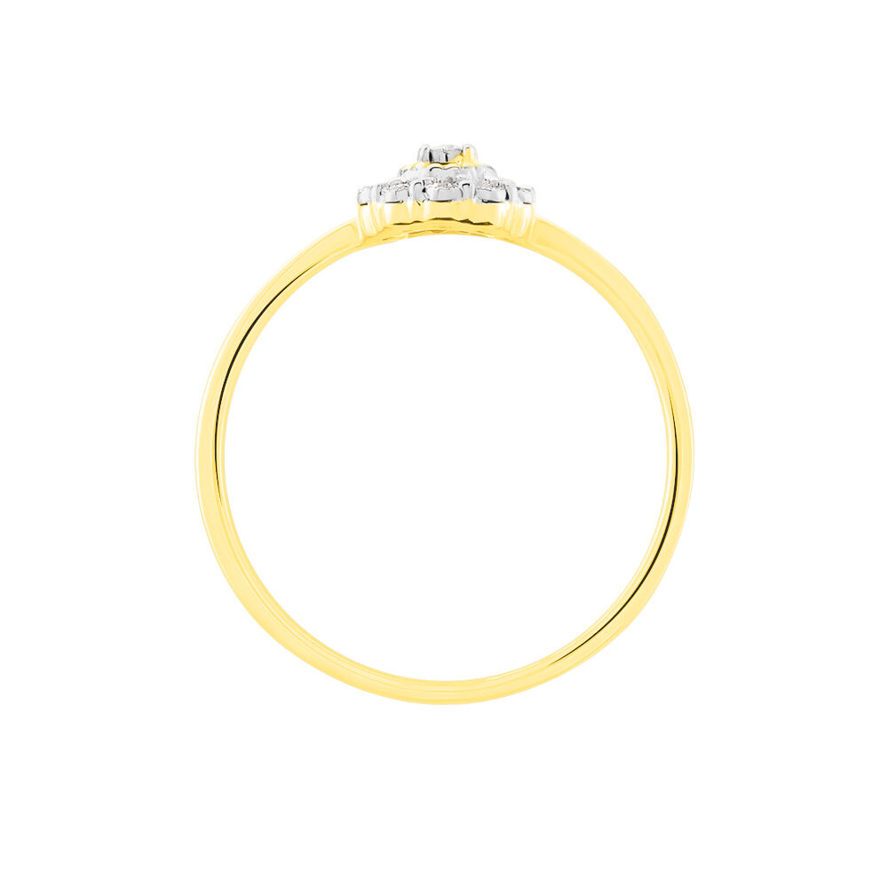 Bague Charletta Or Jaune Diamant - Bagues pierres précieuses Femme | Marc Orian