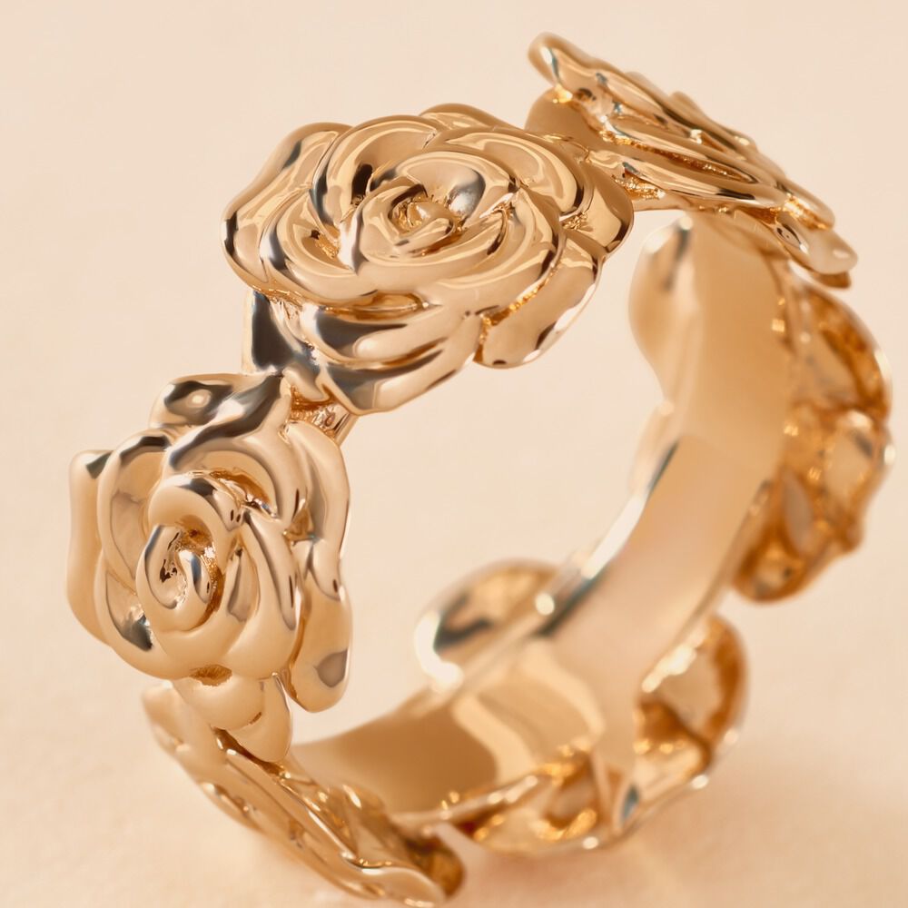 Bague Fioralba Plaqué Or Jaune - Bagues dorées Femme | Marc Orian