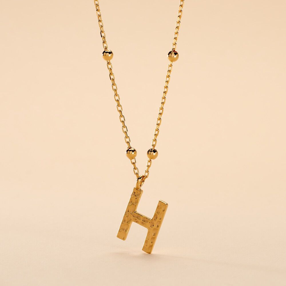 Collier Plaqu&eacute; Or Jaune Lettra - Colliers ete Femme | Marc Orian