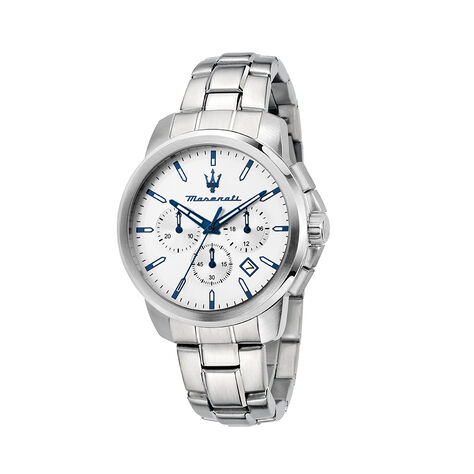 Montre Maserati Successo Blanc - Montres &eacute;tanches Homme | Marc Orian