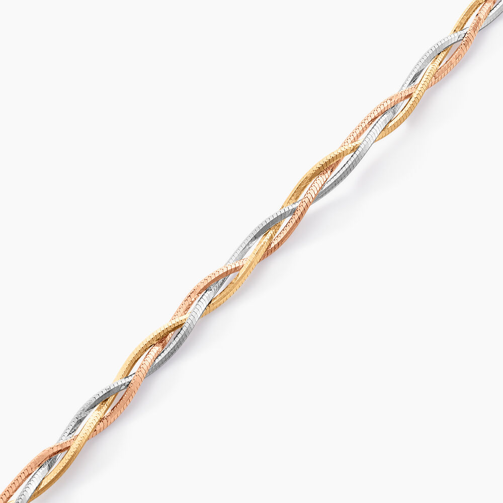 Bracelet Eira Argent Tricolore - Bracelets mailles Femme | Marc Orian