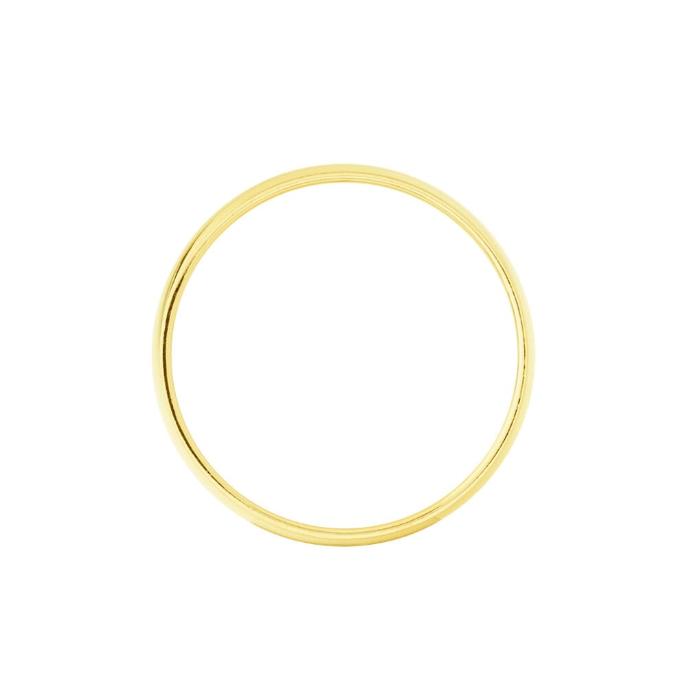 Alliance Irais Demi Jonc Classique Or Jaune - Alliances personnalis&eacute;es Famille | Marc Orian